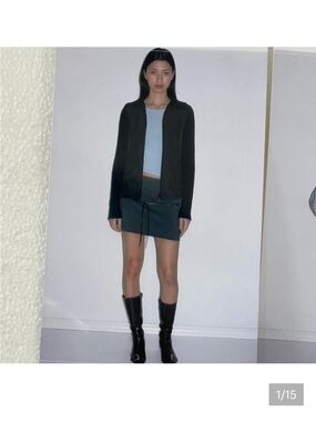 ISO Paloma Wool Black Zip-Front Jacket